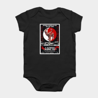 5 Element Kung Fu poster Baby Bodysuit